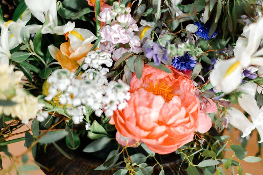 décoration florale mariage pivoine