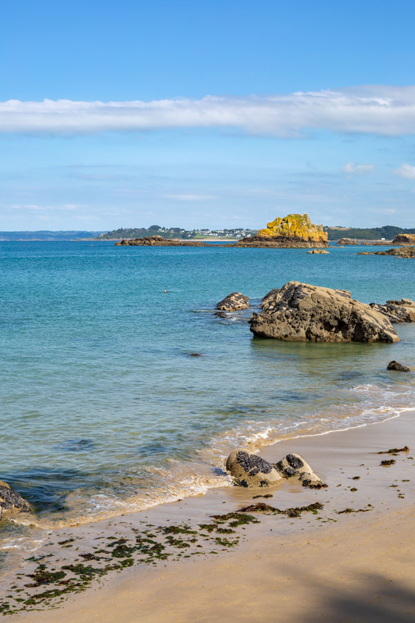 Paysage bretagne plage Guimaec, Finistère