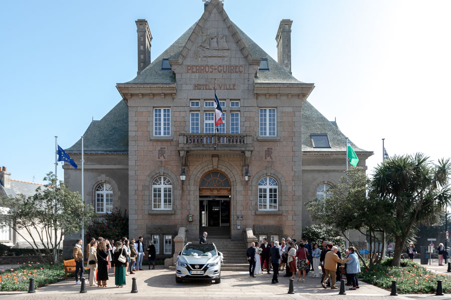 Ceremonie mariage a la mairie de Perros-Guirec