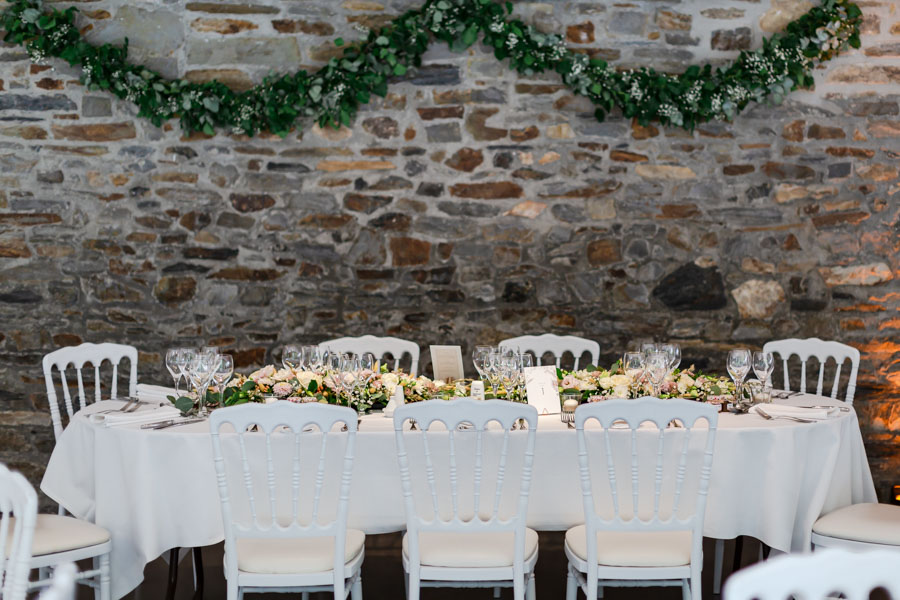 table chic et et florale mariage décoration