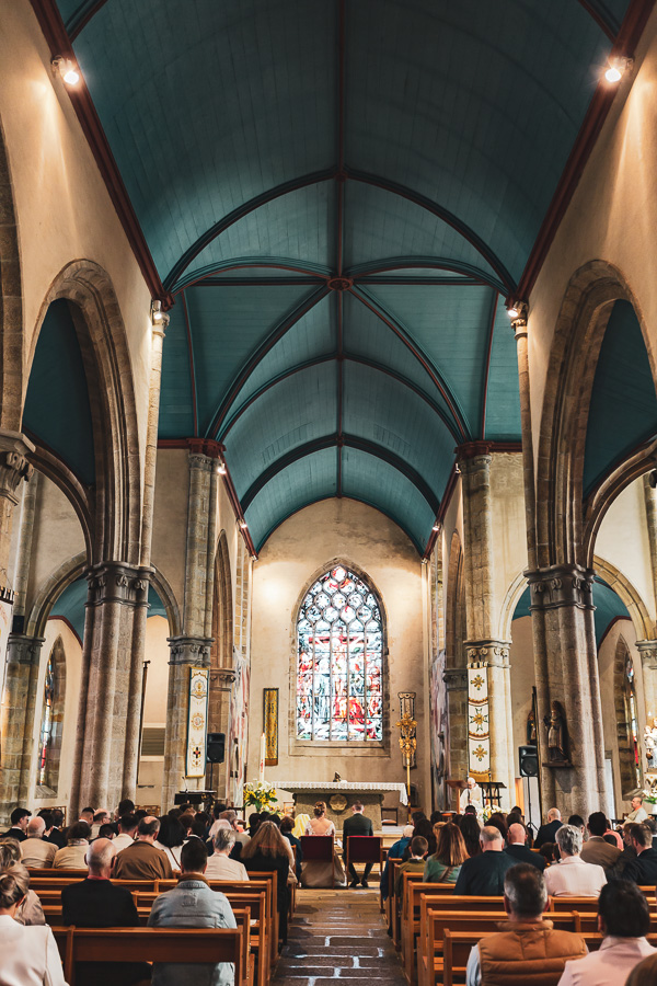 Magnifique église pour la cérémonie religieuse à Ploudalmézeau
