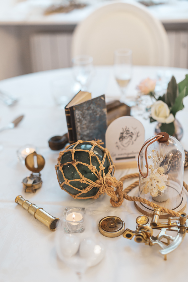 Décoration thème voyage au château de Kerezellec