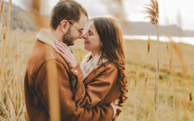 seance photo couple en hiver