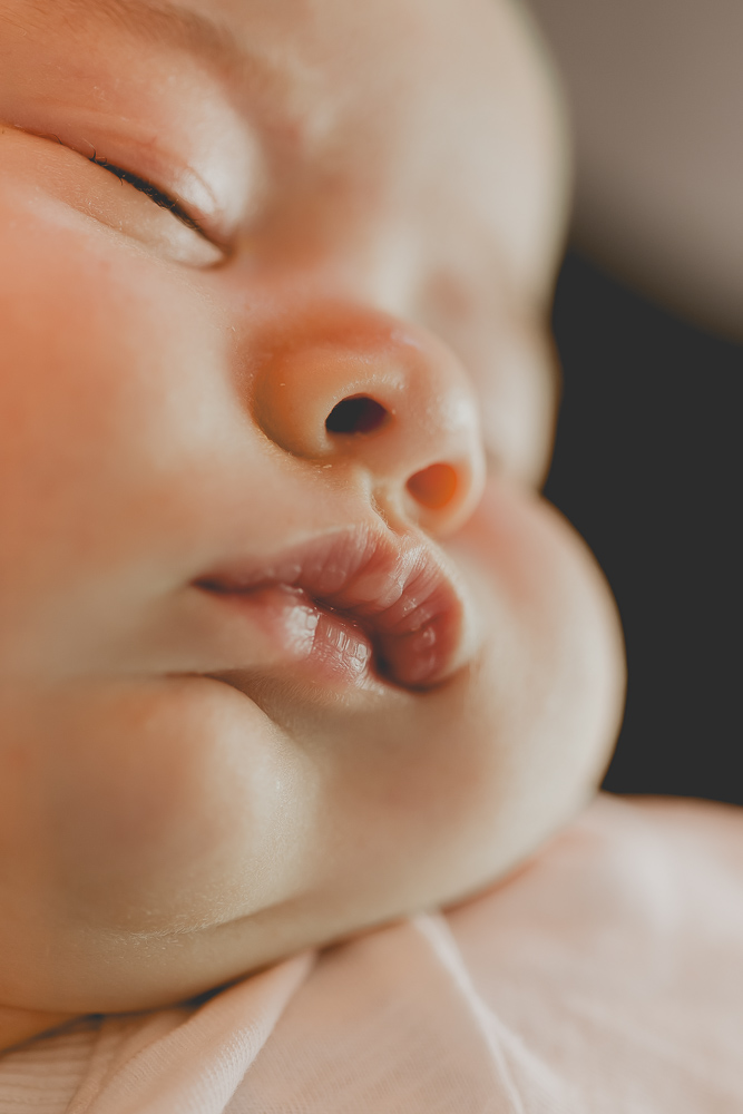 les petits details du visage de bébé